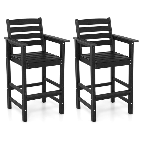 Made of high-quality HDPE for prolonged service life<br>Reinforced crossbars for added stability<br>Stainless steel screws for firm connection and longer using time<br>Cozy to sit with inclined backrest  wide armrests and footrest<br>Slatted seat is breat