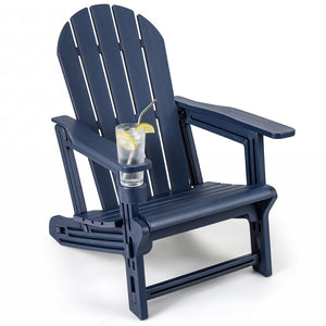 Built to last with weather-resistant HDPE material<br>Features realistic wood-like surface that is anti-fading<br>Smooth surface that is simple to clean<br>Needs minimal maintenance compared to wood chairs required maintenance<br>Fits to the body curve wi