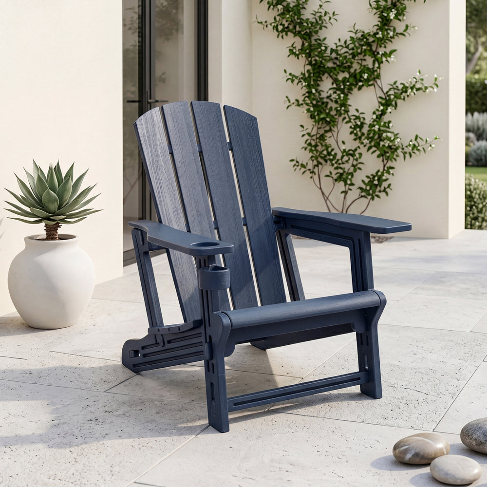 Â Made from high-quality HDPE material for reliable all-season outdoor use<br>Â Realistic wood grain add a natural touch to your outdoor space<br>Â High weight capacity of 550 lbs/250 kg supports most users<br>Â Tool-free assembly with 0 screw involved<br