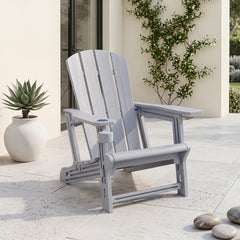 Â Made from high-quality HDPE material for reliable all-season outdoor use<br>Â Realistic wood grain add a natural touch to your outdoor space<br>Â High weight capacity of 550 lbs/250 kg supports most users<br>Â Tool-free assembly with 0 screw involved<br