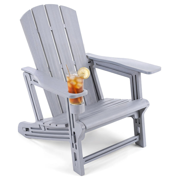 Â Made from high-quality HDPE material for reliable all-season outdoor use<br>Â Realistic wood grain add a natural touch to your outdoor space<br>Â High weight capacity of 550 lbs/250 kg supports most users<br>Â Tool-free assembly with 0 screw involved<br