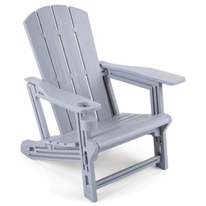 Â Made from high-quality HDPE material for reliable all-season outdoor use<br>Â Realistic wood grain add a natural touch to your outdoor space<br>Â High weight capacity of 550 lbs/250 kg supports most users<br>Â Tool-free assembly with 0 screw involved<br