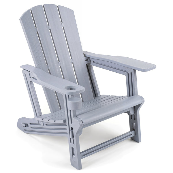Â Made from high-quality HDPE material for reliable all-season outdoor use<br>Â Realistic wood grain add a natural touch to your outdoor space<br>Â High weight capacity of 550 lbs/250 kg supports most users<br>Â Tool-free assembly with 0 screw involved<br