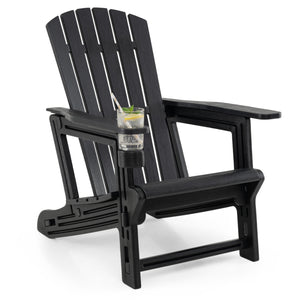 Built to last with weather-resistant HDPE material<br>Features realistic wood-like surface that is anti-fading<br>Smooth surface that is simple to clean<br>Needs minimal maintenance compared to wood chairs required maintenance<br>Fits to the body curve wi