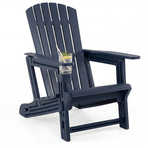 Premium HDPE material provides excellent weather resistance for long-term use<br>Realistic wood grain texture for a natural outdoor appearance<br>The reliable structure supports up to 330 lbs weight capacity<br>103Â° inclined backrest for enhanced support