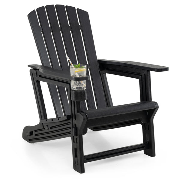 Premium HDPE material provides excellent weather resistance for long-term use<br>Realistic wood grain texture for a natural outdoor appearance<br>The reliable structure supports up to 330 lbs weight capacity<br>103Â° inclined backrest for enhanced support
