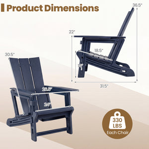 Curved backrest offers enhanced support for your back and shoulders<br>With wide armrests for added comfort and support<br>Built-in cup holder keeps your drink within easy reach<br>HDPE material is sun-protective  fade-resistant  waterproof  built to last