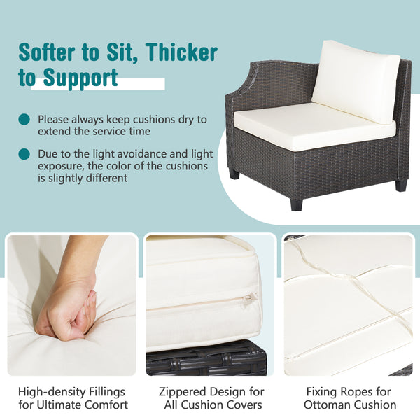 Ship in 3 boxes (box 1 includes screws)  may not arrive on the same day<br>Put needed items on the coffee table for easy access<br>Put legs on the ottoman with cushion for complete relaxation<br>Combine a coffee table and ottoman as one to create a height