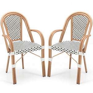 Discover the perfect blend of classic French style and modern comfort<br>The wood-like frame surface adds a classic decorative element<br>Hand-woven with premium PE rattan for a breathable seating experience<br>Fade-resistant and sun-protective wicker mai