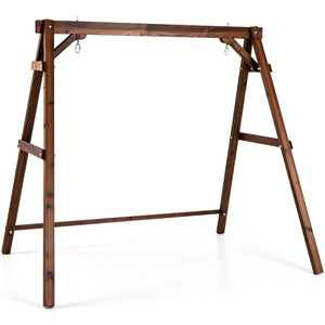 Heavy-duty A-frame structure for exceptional stability and safety<br>Reinforced top beam and solid leg boards provide superior structural integrity<br>880 lbs weight capacity supports families and group use<br>Dual reinforcement bars on each side prevent 