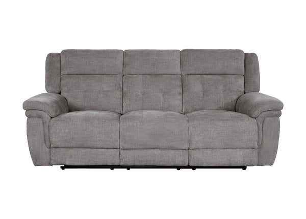 Richland - Bristol Grey Power Reclining Sofa