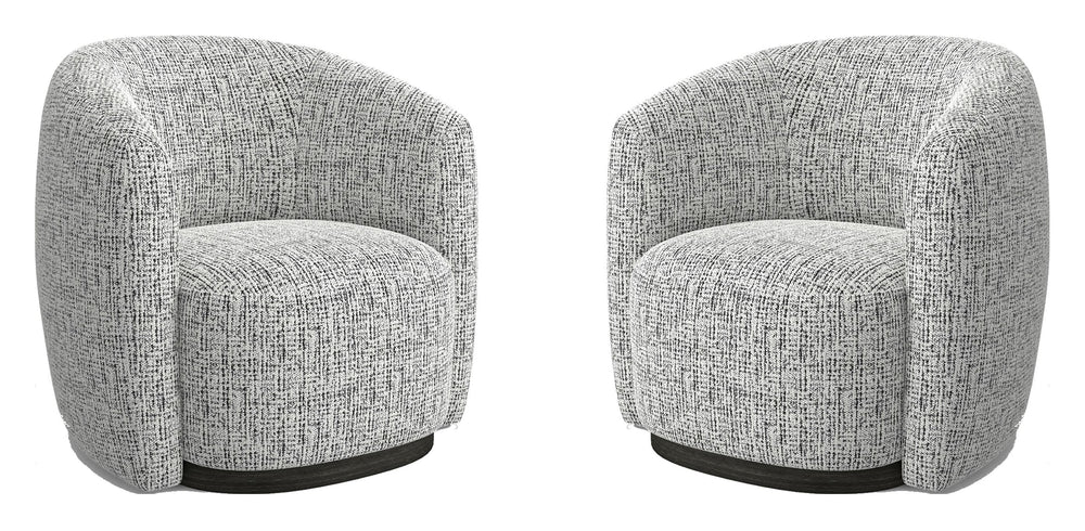 Tatum - Nightshade Swivel Accent Chair