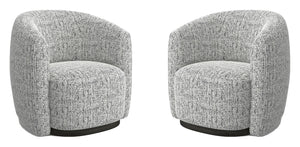 Tatum - Nightshade Swivel Accent Chair