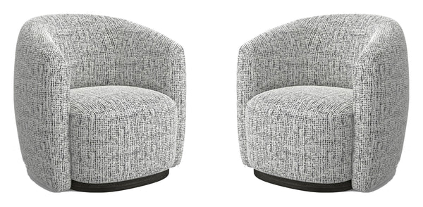 Tatum - Nightshade Swivel Accent Chair