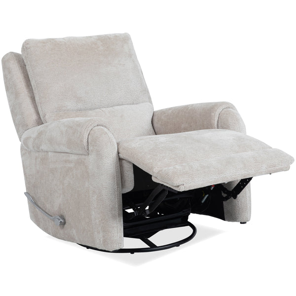 Gentry - Ecru Mist Manual Swivel Glider Recliner