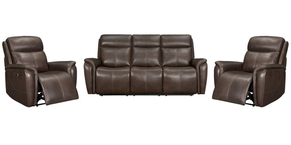 Cascade - Auburn Power Reclining Sofa and 2 Recliners