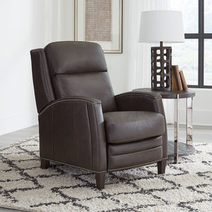 Vermont - Slate Noire Manual Pushback Recliner