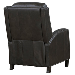 Vermont - Slate Noire Manual Pushback Recliner