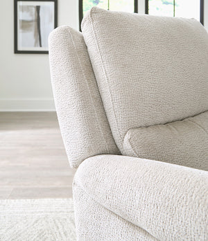 Gentry - Ecru Mist Manual Swivel Glider Recliner