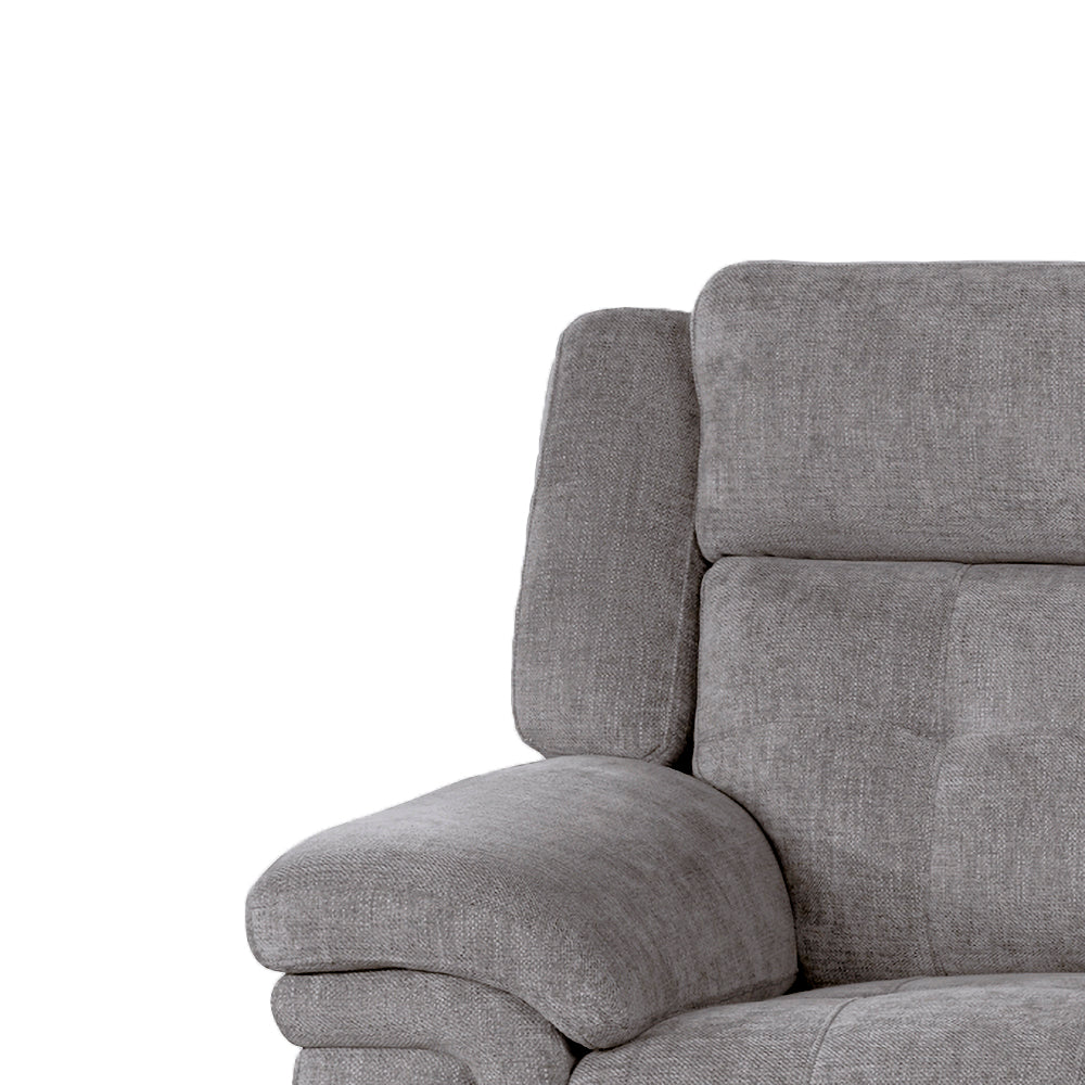 Richland - Bristol Grey Power Reclining Sofa