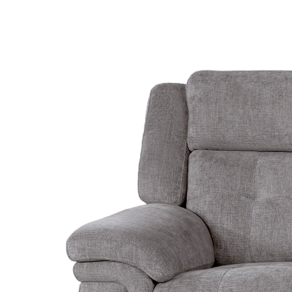 Richland - Bristol Grey Power Reclining Sofa