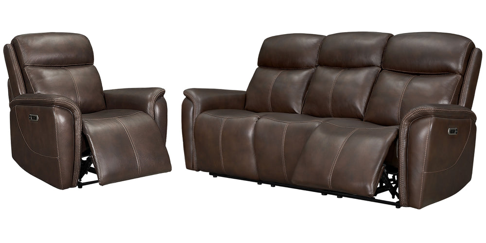 Cascade - Auburn Power Reclining Sofa and Recliner