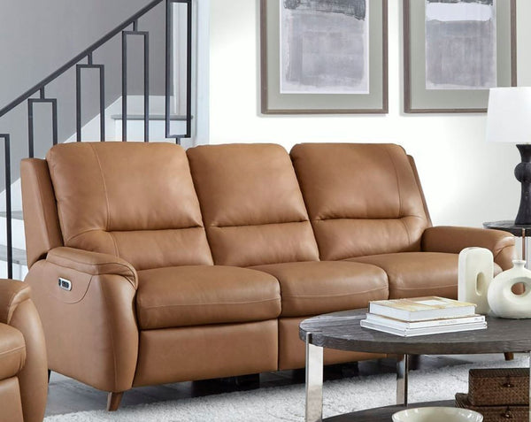 Austin - Caramel Cream Power Sofa P2