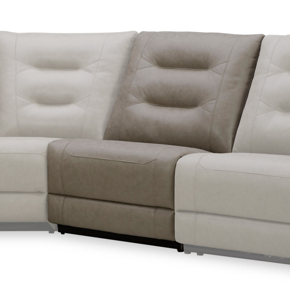 Caldwell - Tahoe Fog Armless Chair