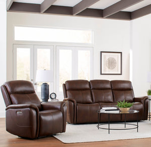 Cascade - Auburn Power Reclining Sofa and Recliner
