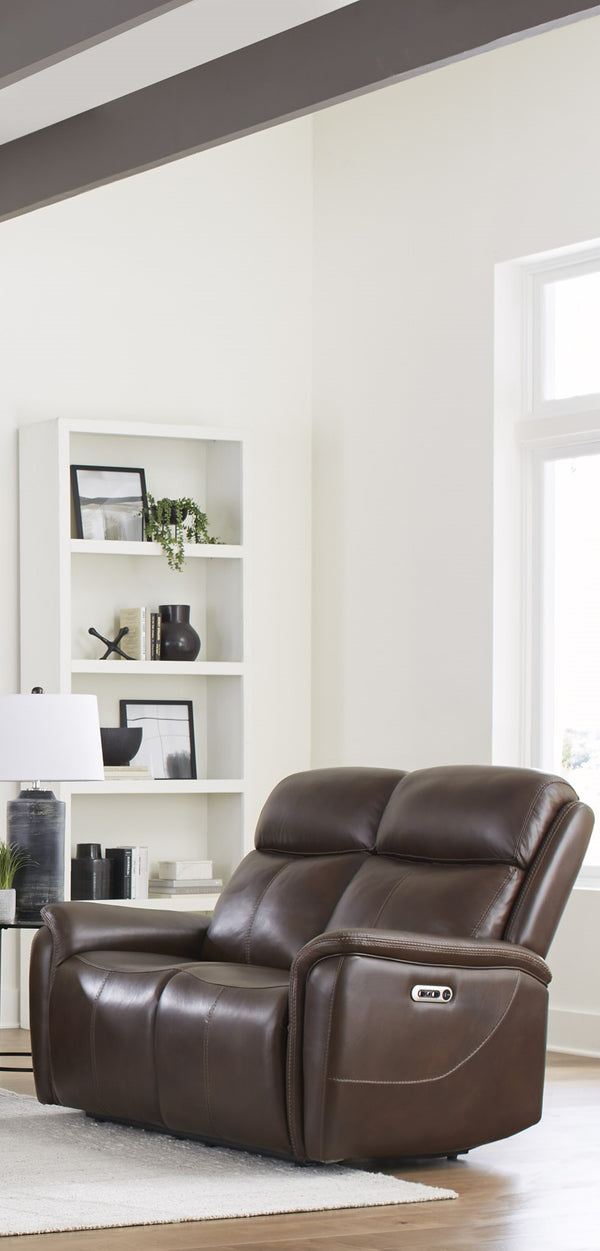 Cascade - Auburn Power Reclining Loveseat