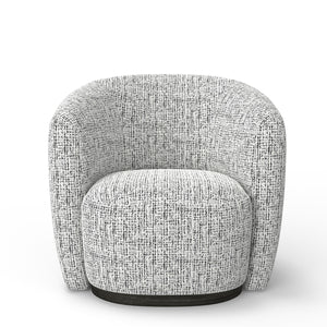 Tatum - Nightshade Swivel Accent Chair