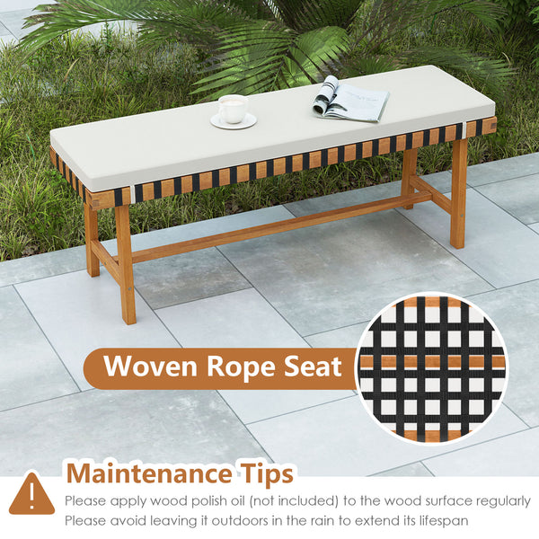 Please avoid leaving it outdoors in the rain to extend its lifespan<br>Crafted of natural acacia wood  reliable  warp-resistant  built to last<br>The wood surface through delicate craftsmanship is smooth and splinter-free<br>The H-shaped reinforced crossb