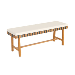 Please avoid leaving it outdoors in the rain to extend its lifespan<br>Crafted of natural acacia wood  reliable  warp-resistant  built to last<br>The wood surface through delicate craftsmanship is smooth and splinter-free<br>The H-shaped reinforced crossb