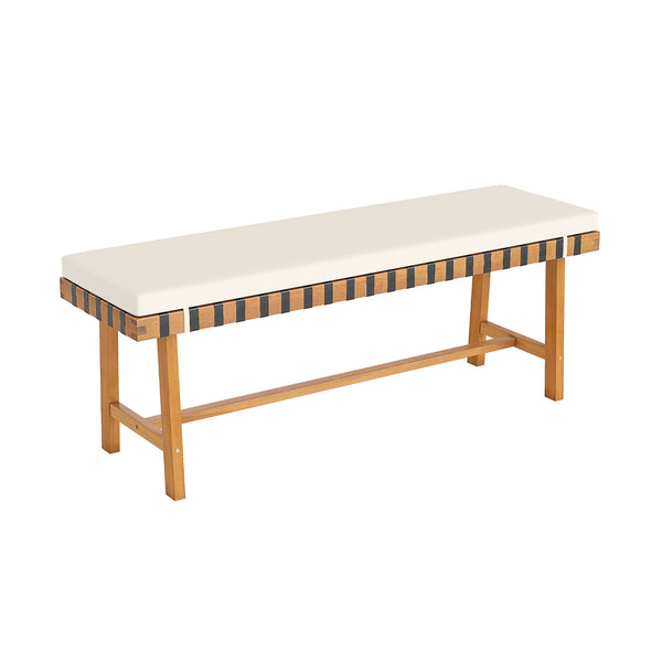 Please avoid leaving it outdoors in the rain to extend its lifespan<br>Crafted of natural acacia wood  reliable  warp-resistant  built to last<br>The wood surface through delicate craftsmanship is smooth and splinter-free<br>The H-shaped reinforced crossb