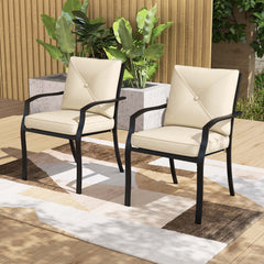 Includes large seat cushions and comfy back pillows for outdoor relaxation<br>Crafted from premium olefin cushions  fade-resistant  wear-resistant  reliable<br>High backs  curved armrests  and wide seats offer ergonomic support and comfort<br>The seat and