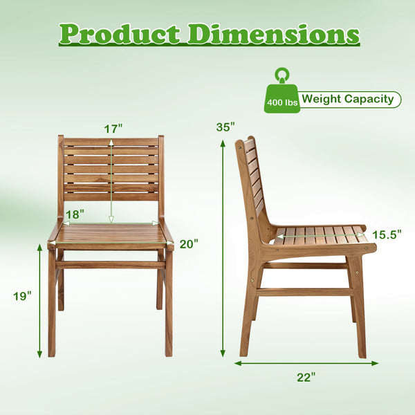 Natural teak elegance brings a warm tone and high stability to your outdoor space<br>The smooth touch accounts for an undeniably premium tactile feeling<br>These reinforced crossbars provide uncompromising structural strength<br>Remain reliable and enduri