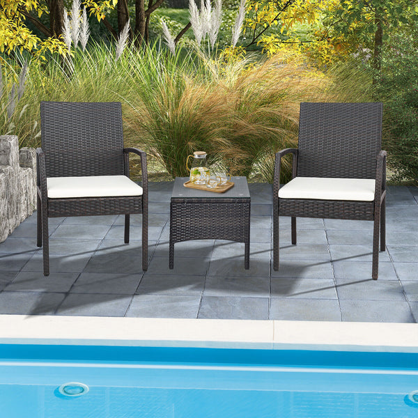 Comfortable to sit with ergonomic backrest and armrests<br>16" seat height is suitable for most patio tables<br>Elastic seat cushion offers more coziness<br>Smooth zippers for easy maintenance of cushion covers<br>Sturdy X-shaped metal frame and adjustabl