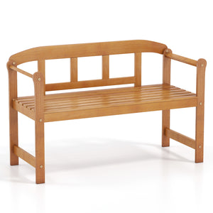 Seats up to 2 people comfortably for shared outdoor moments<br>800 lbs max weight capacity with a robust and sturdy construction<br>Natural acacia wood frame resists cracking for longer-lasting use<br>Smooth rounded edges improve comfort with a smoother t