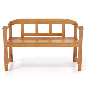 Seats up to 2 people comfortably for shared outdoor moments<br>800 lbs max weight capacity with a robust and sturdy construction<br>Natural acacia wood frame resists cracking for longer-lasting use<br>Smooth rounded edges improve comfort with a smoother t