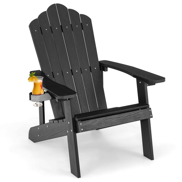 All weather and solid HIPS can last for a long time in outdoors<br>Wide seat provides comfortable sitting experience <br>Equipped with ergonomic armrests to relax your arms<br>High slanted backrest fits the curve of the human back<br>304 stainless steel s