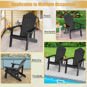 All weather and solid HIPS can last for a long time in outdoors<br>Wide seat provides comfortable sitting experience <br>Equipped with ergonomic armrests to relax your arms<br>High slanted backrest fits the curve of the human back<br>304 stainless steel s