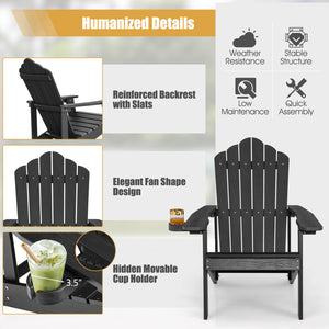 All weather and solid HIPS can last for a long time in outdoors<br>Wide seat provides comfortable sitting experience <br>Equipped with ergonomic armrests to relax your arms<br>High slanted backrest fits the curve of the human back<br>304 stainless steel s