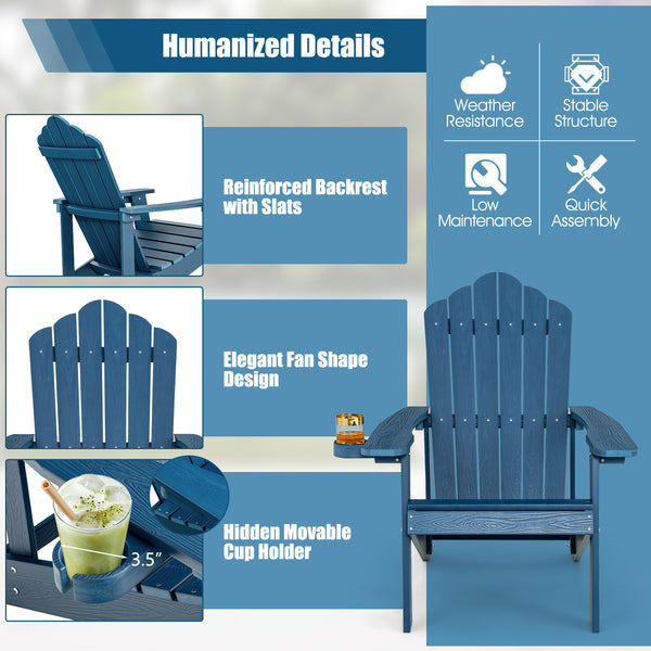 All weather and solid HIPS can last for a long time in outdoors<br>Wide seat provides comfortable sitting experience <br>Equipped with ergonomic armrests to relax your arms<br>High slanted backrest fits the curve of the human back<br>304 stainless steel s