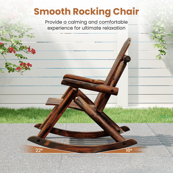 Ensure stable and reliable support with solid fir and pine woods<br>High-temperature carbonization for long-lasting durability<br>Come with strong loading capacity of up to 330 lbs<br>The crossbar on the back is designed for extra stability<br>Please appl