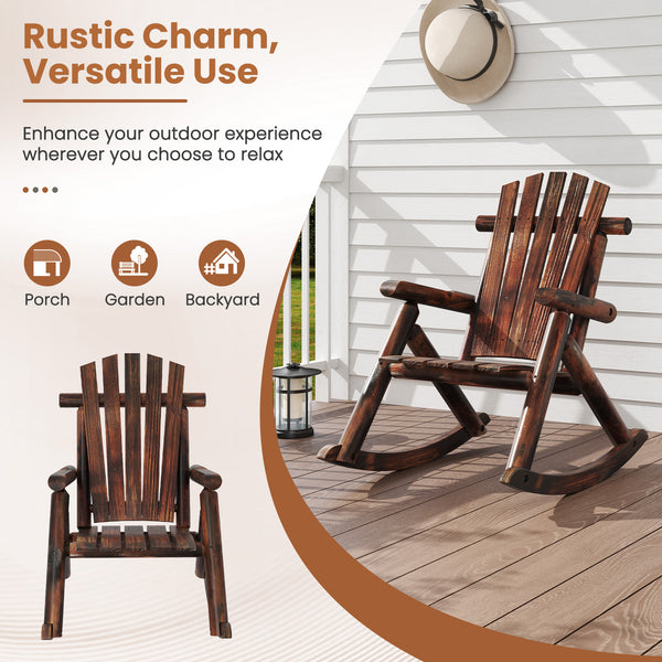 Ensure stable and reliable support with solid fir and pine woods<br>High-temperature carbonization for long-lasting durability<br>Come with strong loading capacity of up to 330 lbs<br>The crossbar on the back is designed for extra stability<br>Please appl