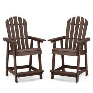 HDPE material for excellent abrasion and crack resistance<br>Elegant faux wood grain design provides natural charm<br>Wide seat and reclining backrest provides superior sitting experience <br>Armrests and footrests allows for full relaxation of elbows and