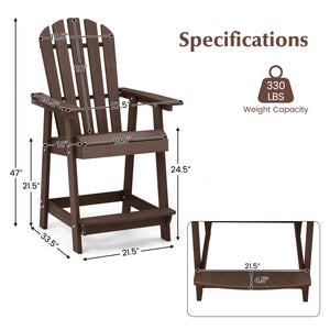 HDPE material for excellent abrasion and crack resistance<br>Elegant faux wood grain design provides natural charm<br>Wide seat and reclining backrest provides superior sitting experience <br>Armrests and footrests allows for full relaxation of elbows and