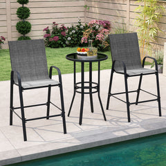 Selected fabric is breathable  sun-protective  tear-proof  and anti-fading<br>Designed with an inclined backrest that offers optimal back support<br>Curved armrests ensure perfect relaxation for arms<br>Boasts an enlarged seat  which features a wider surf