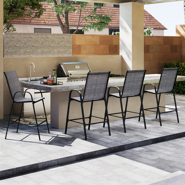 Selected fabric is breathable  sun-protective  tear-proof  and anti-fading<br>Designed with an inclined backrest that offers optimal back support<br>Curved armrests ensure perfect relaxation for arms<br>Boasts an enlarged seat  which features a wider surf