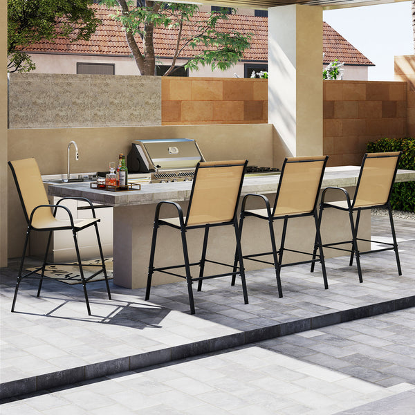 Selected fabric is breathable  sun-protective  tear-proof  and anti-fading<br>Designed with an inclined backrest that offers optimal back support<br>Curved armrests ensure perfect relaxation for arms<br>Boasts an enlarged seat  which features a wider surf